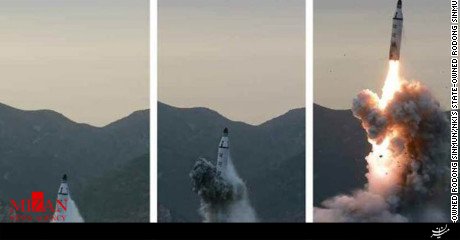 کره شمالی یک موشک بالستیک آزمایش کرد کره شمالی یک موشک بالستیک آزمایش کرد