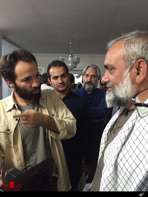 بازدید سردار نقدی از پشت صحنه سریال 