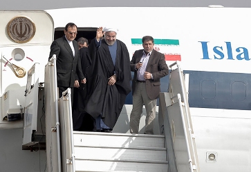 رییس جمهوری وارد کرمانشاه شد