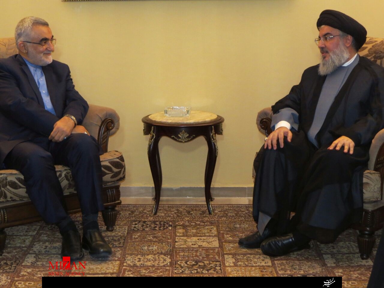 بروجردی با سید حسن نصرالله دیدار و گفت‎وگو کرد