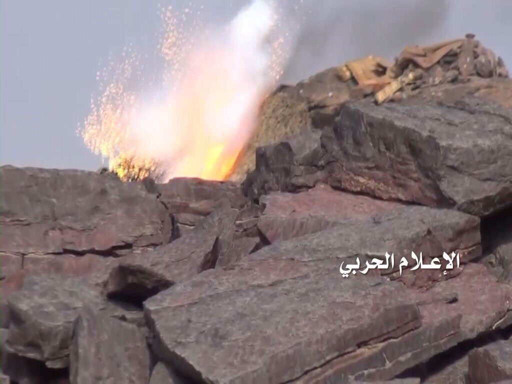 پیشروی نیروی انصارالله یمن به عمق خاک عربستان+عکس