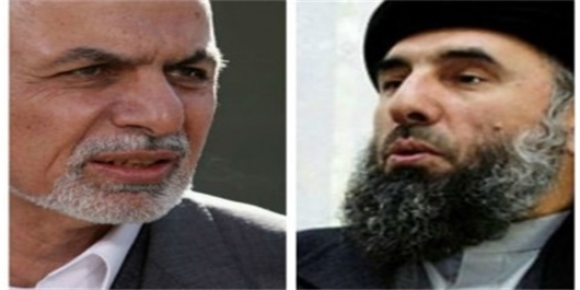 گلبدین حکمتیار با اشاره امریکا به روند 