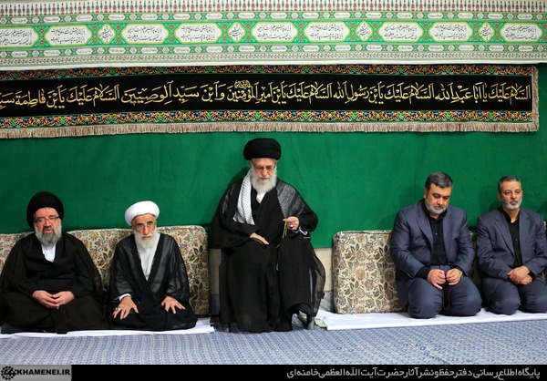 اولین شب مراسم عزاداری حضرت اباعبدالله الحسین (علیه‌السلام) در حسینیه امام خمینی