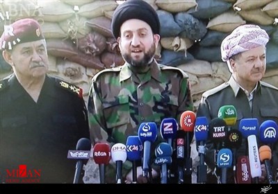 ظاهر متفاوت سیدعمار حکیم در دیدار مسعود بارزانی+عکس ظاهر متفاوت سیدعمار حکیم در دیدار مسعود بارزانی+عکس