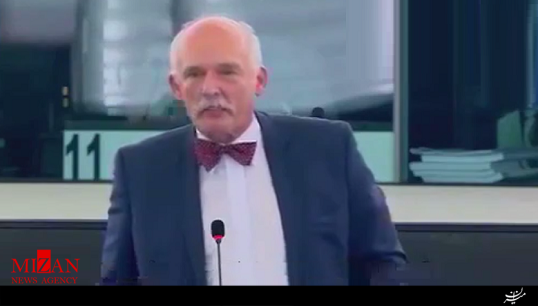 صحبتهای جنجالی نماينده لهستان در پارلمان اروپا درباره ايران + فیلم صحبتهای جنجالی نماينده لهستان در پارلمان اروپا درباره ايران + فیلم
