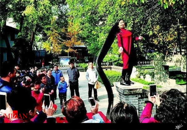 رکورددار بلندترین موی جهان+عکس رکورددار بلندترین موی جهان+عکس