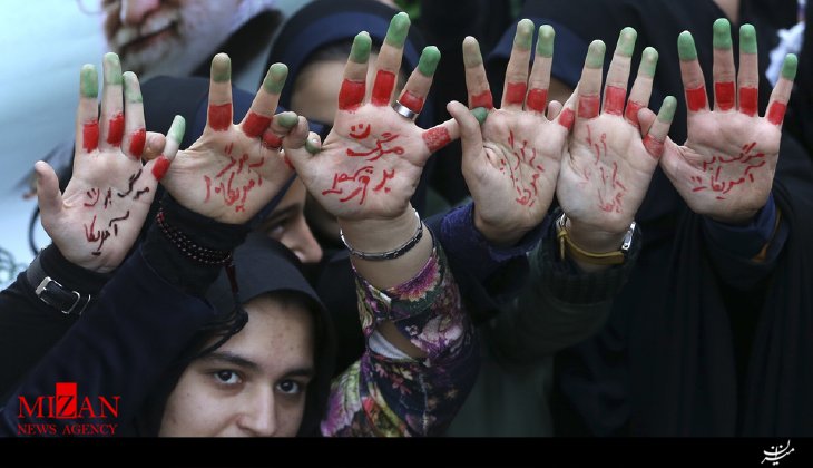 شعار مرگ بر آمریکا سیاست مقامات ایران نیست!