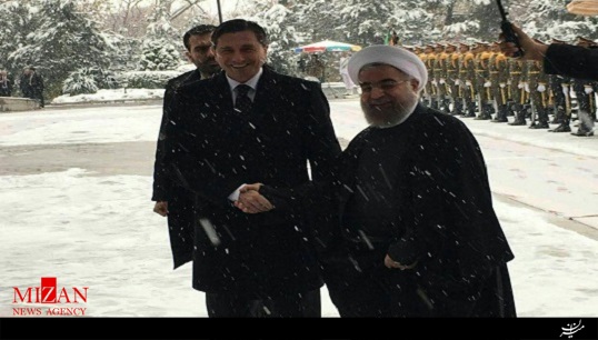 مراسم استقبال رسمی از رئیسجمهوری اسلوونی + فیلم مراسم استقبال رسمی از رئیسجمهوری اسلوونی + فیلم