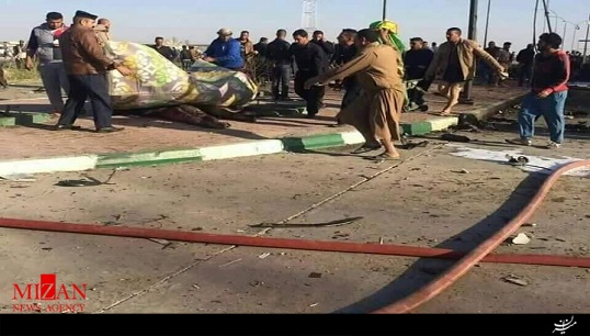 انفجار انتحاری در مسیر بازگشت زائران ایرانی از عراق + فیلم انفجار انتحاری در مسیر بازگشت زائران ایرانی از عراق + فیلم