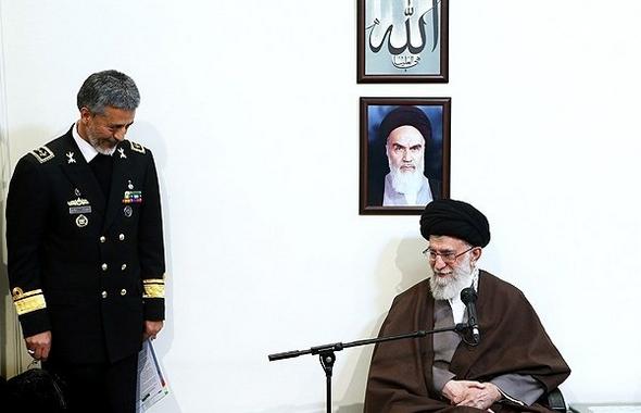 دیدار فرماندهان نیروی دریایی ارتش با فرمانده معظم کل قوا