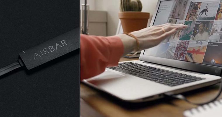 با گجت Airbar صفحه لپتاپ خود را لمسی کنید