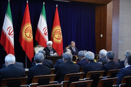 روحانی: فصل نوینی در روابط تهران – بیشکک گشوده شده است/برنامه تسهیل صدور روادید و همکاریهای تجاری و فرهنگی روحانی: فصل نوینی در روابط تهران – بیشکک گشوده شده است/برنامه تسهیل صدور روادید و همکاریهای تجاری و فرهنگی