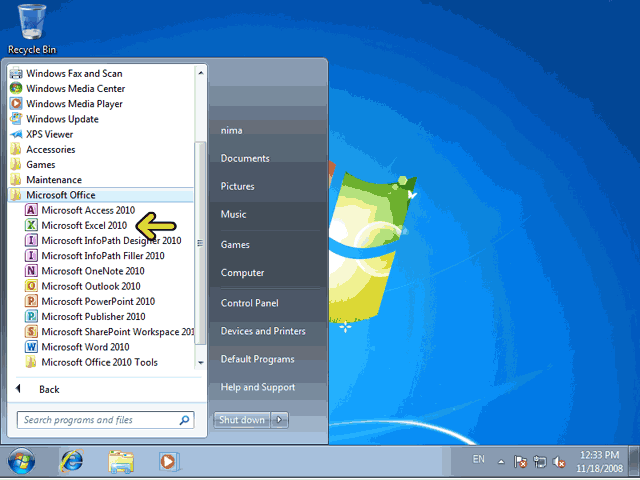 آموزشExcel 2010 /مقدماتی/بخش اول