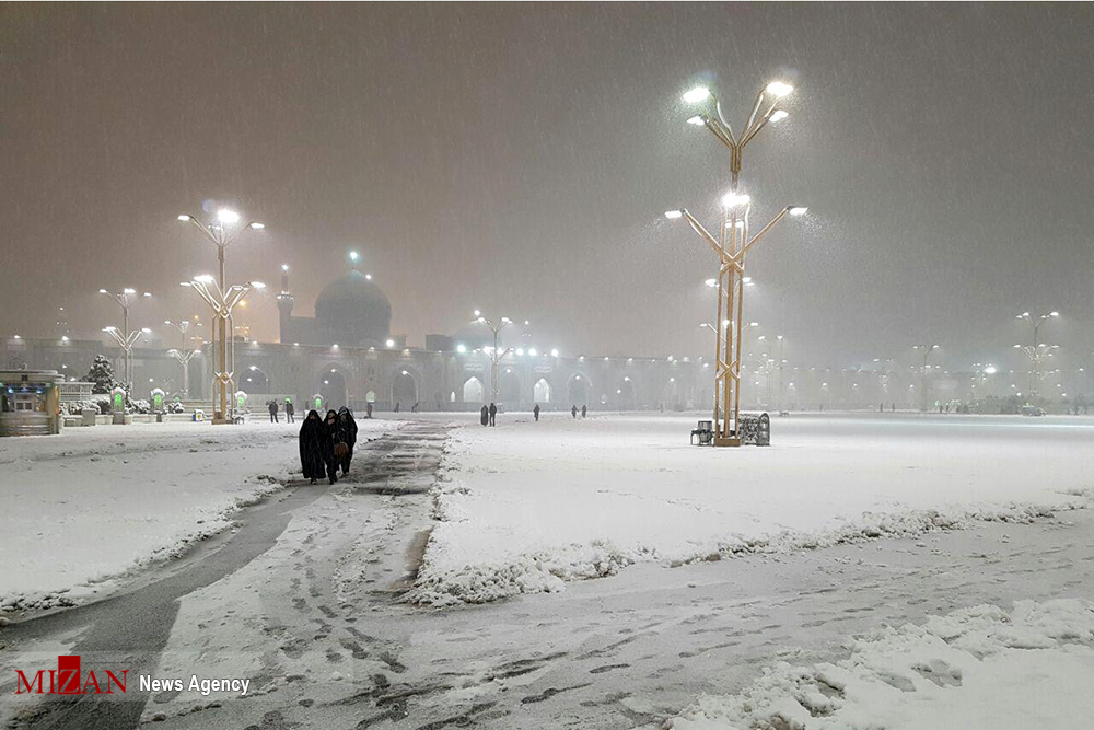 سه سبک گزارش از برف مشهد