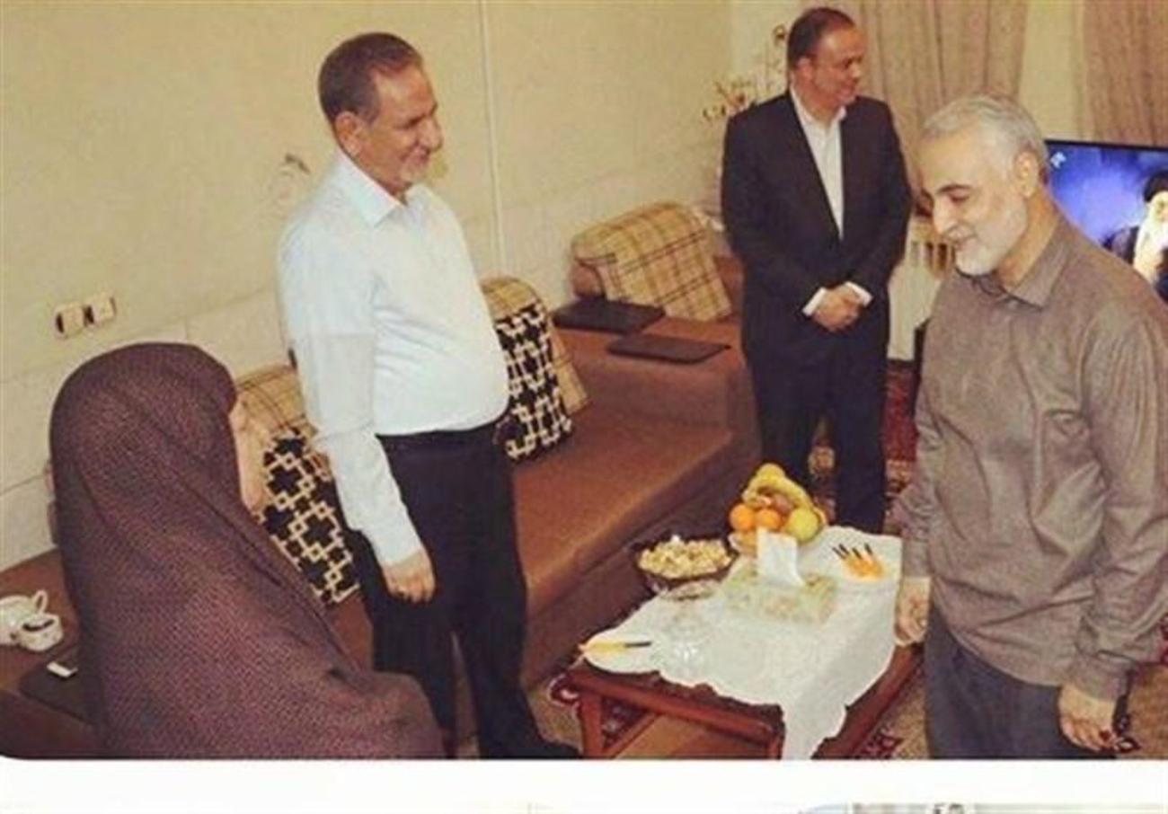 سردار سلیمانی در منزل اسحاق جهانگیری