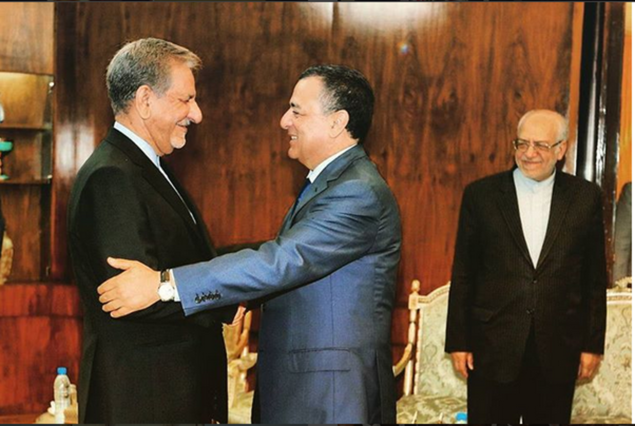 اسحاق جهانگیری در ملاقات با وزیر صنایع و معادن الجزایر