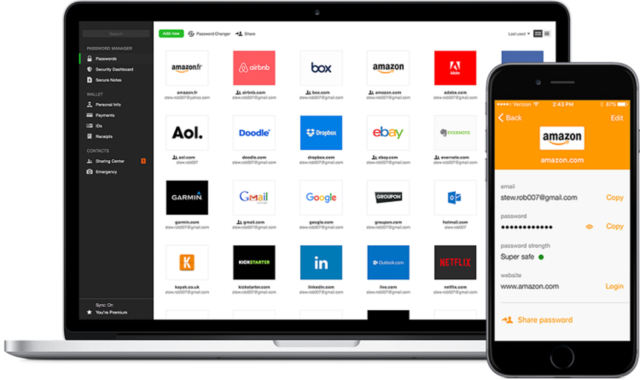 Dashlane Password Manager

این روزها فیسبوک، اینستاگرام، توئیتر، لینکداین، اسنپ چت، جیمیل و دیگر سرویس‌ها، استفاده‌های شخصی و کاری پیدا کرده‌اند. به خاطر سپردن رمز عبور حساب‌های کاربری تمامی این‌ها کار ساده‌ای نیست مخصوصاً وقتی شما مجبور شوید هر از گاهی رمز عبور بعضی از آنها را به هر دلیلی تغییر دهید. اپلیکیشن Dashlane از تمام رمزهای عبور شما محافظت می‌کند و هیچگاه آنها را فراموش نخواهد کرد.

قیمت: رایگان

دانلود: Desktop , Android , iOS