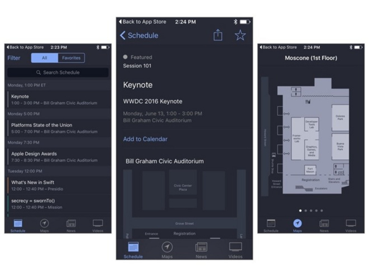 حالت تم تیره dark mode ui ios 10 - اکنون مدتی است که شایعات مختلفی مبنی بر اینکه یک حالت تیره برای رابط کاربری iOS در نسخه‌های بعدی این سیستم‌عامل ارائه خواهد شد، منتشر می‌شود. اما چه چیزی باعث شده تا مطمئن شویم که این قابلیت در  نسخه ۲۰۱۶ سیستم‌عامل iOS اضافه خواهد شد؟ بنا به بسیاری از پیش‌بینی‌ها تم جدید خاکستری/آبی مورد استفاده برای اپلیکیشن رسمی WWDC 2016 به طور واضحی حاکی از آن است که iOS بعدی از یک رابط کاربری تیره نیز برخوردار خواهد بود. از آنجا که در سیستم‌عامل OS X 10 Yosemite نیز امکان مشابهی برای کاربران مک در نظر گرفته شده، بنابراین ارائه‌ی چنین ویژگی در iOS بعدی چندان دور از ذهن نیست.