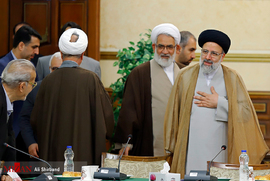 آیت الله رئیسی، رئیس قوه قضائیه ،در جلسه مشورتی با قضات دیوان عالی کشور