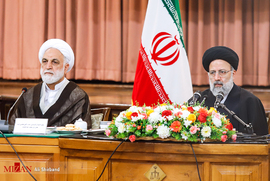 آیت الله رئیسی و حجت الاسلام والمسلمین محسنی اژه ای 