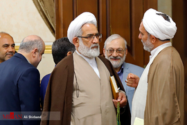 حجت الاسلام والمسلمین منتظری در همایش روسای کل دادگستری‌ها و دادستان‌های مراکز استان‌ها با حضور رئیس قوه قضاییه