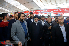 بازدید آیت الله رئیسی رئیس قوه قضاییه از نمایشگاه بین المللی کتاب تهران