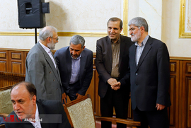 دیدار رئیس و نمایندگان مجلس شورای اسلامی با رئیس قوه قضاییه