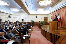 دیدار رئیس و نمایندگان مجلس شورای اسلامی با رئیس قوه قضاییه
