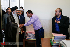 بازدید رئیس قوه قضاییه از دادگاه‌های تجدید نظر استان تهران