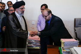 آیت الله رئیسی رئیس قوه قضاییه در بازدید از دادگاه‌های تجدید نظر استان تهران