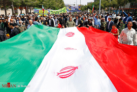 حضور رئیس قوه قضاییه در راهپیمایی روز جهانی قدس - بیرجند
