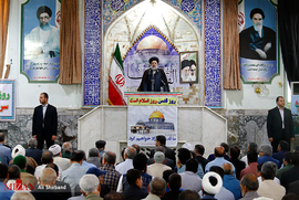 حضور رئیس قوه قضاییه در راهپیمایی روز جهانی قدس - بیرجند
