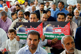 حضور رئیس قوه قضاییه در راهپیمایی روز جهانی قدس - بیرجند
