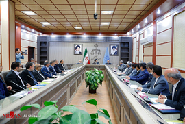 جلسه شورای قضایی  استان خراسان جنوبى با حضور آیت الله رئیسى