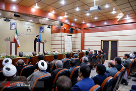 دیدار قضات و کارکنان دستگاه قضایی استان خراسان جنوبی با رئیس قوه قضاییه