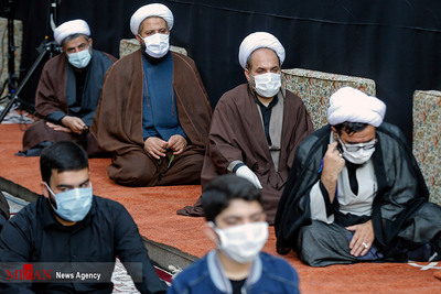 مراسم عزاداری عصر عاشورای حسینی (ع) در دفتر رئیس قوه قضاییه