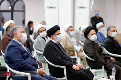  حضور آیت‌الله رییسی در حسینیه جماران شهرستان بیرجند