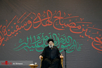  حضور آیت‌الله رییسی در حسینیه جماران شهرستان بیرجند