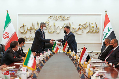  گفتگوی دو جانبه رئیس قوه قضاییه با «فائق زیدان» رئیس شورای عالی قضایی عراق