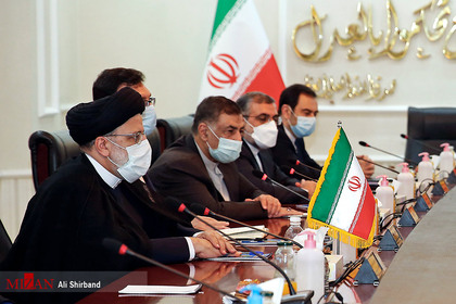  گفتگوی دو جانبه رئیس قوه قضاییه با «فائق زیدان» رئیس شورای عالی قضایی عراق