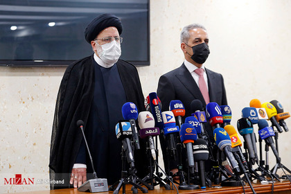 نشست خبری مشترک رئیس قوه قضاییه  کشورمان و رئیس شورای عالی قضایی عراق