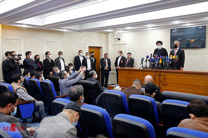نشست خبری مشترک رئیس قوه قضاییه  کشورمان و رئیس شورای عالی قضایی عراق