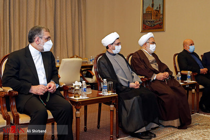 دیدار رئیس قوه قضاییه با جمعی از علمای اهل سنت و شیعه عراق