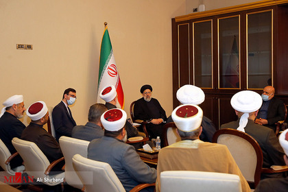 دیدار رئیس قوه قضاییه با جمعی از علمای اهل سنت و شیعه عراق