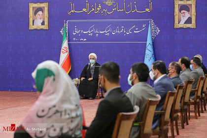 نشست صمیمی رئیس قوه قضاییه با قهرمانان المپیک، پارالمپیک و جهانی
