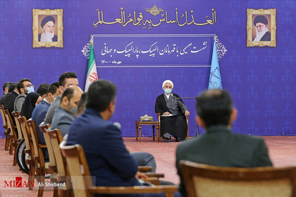نشست صمیمی رئیس قوه قضاییه با قهرمانان المپیک، پارالمپیک و جهانی
