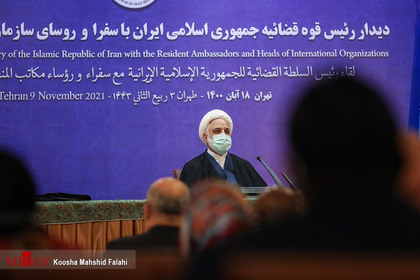 حجت‌الاسلام و‌المسلمین غلامحسین محسنی اژه ای رئیس قوه قضاییه
