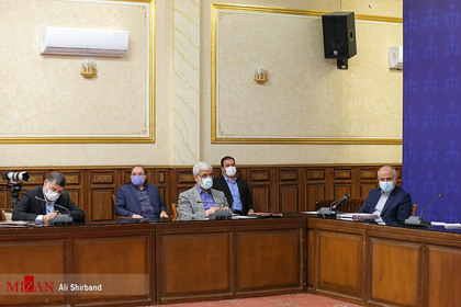 نشست اعضای کمیسیون اصل ۹۰ مجلس با رئیس قوه قضاییه
