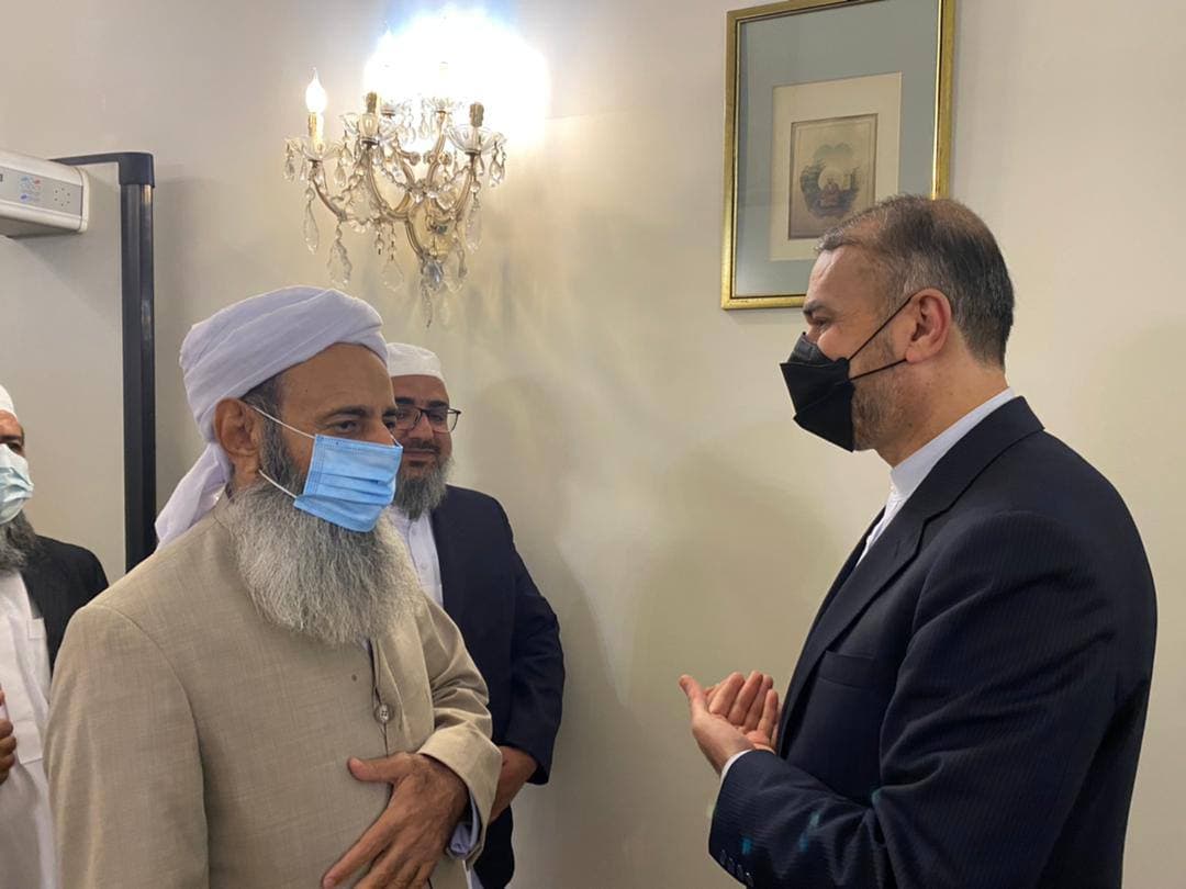 دیدار امام جمعه اهل سنت زاهدان با امیرعبداللهیان