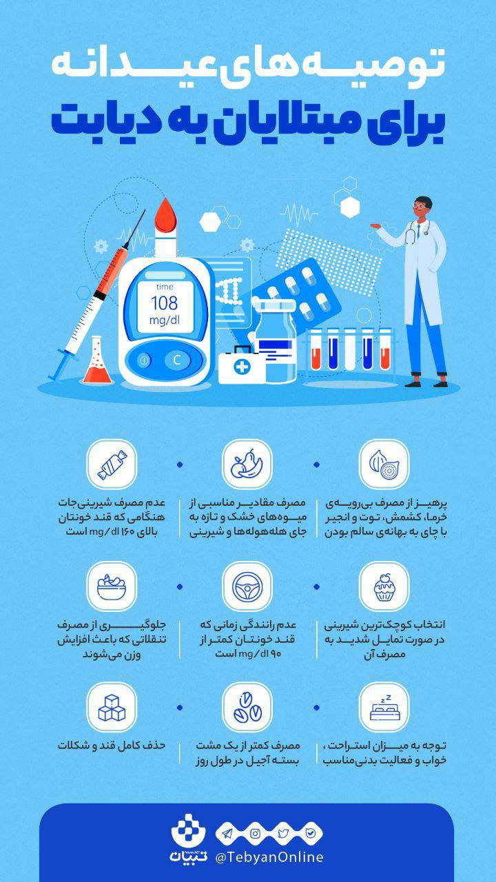 توصیه‌های نوروزی به دیابتی‌ها
